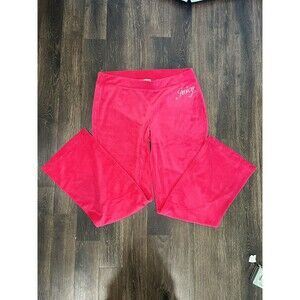 Juicy Couture Classic Women's Velour Hot Pink Pants Size XL NEW Without Tag